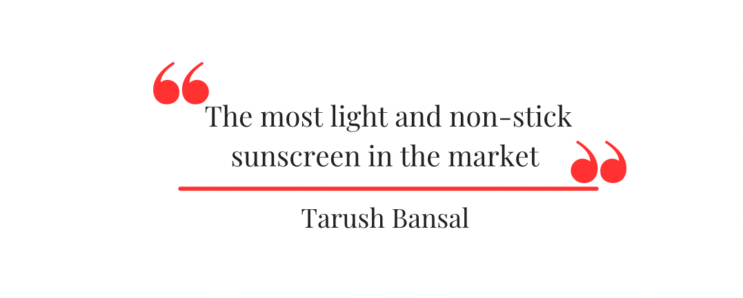 a review by tarun bansal about a particular product