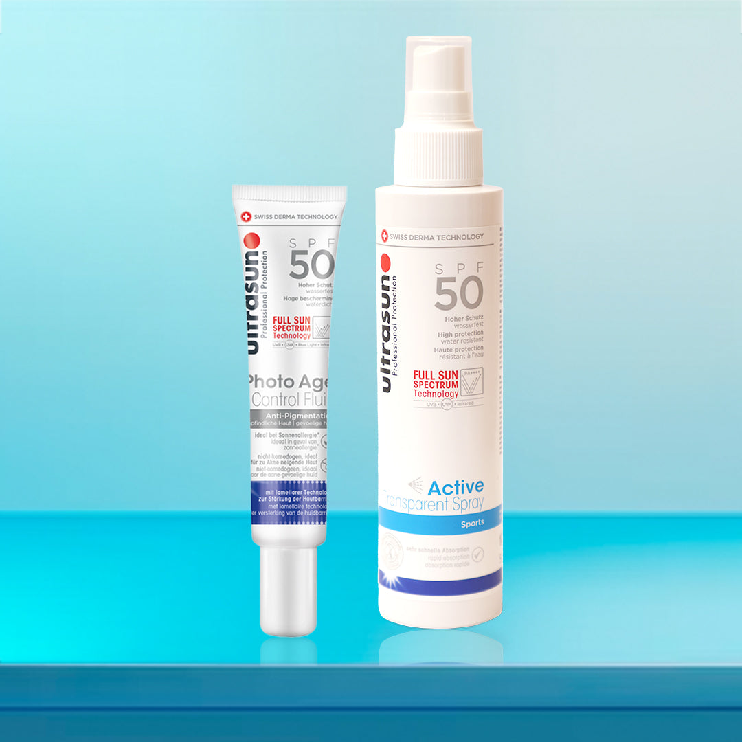 Ultrasun Spray Sunscreen & Anti Pigmentation Sunscreen Combo