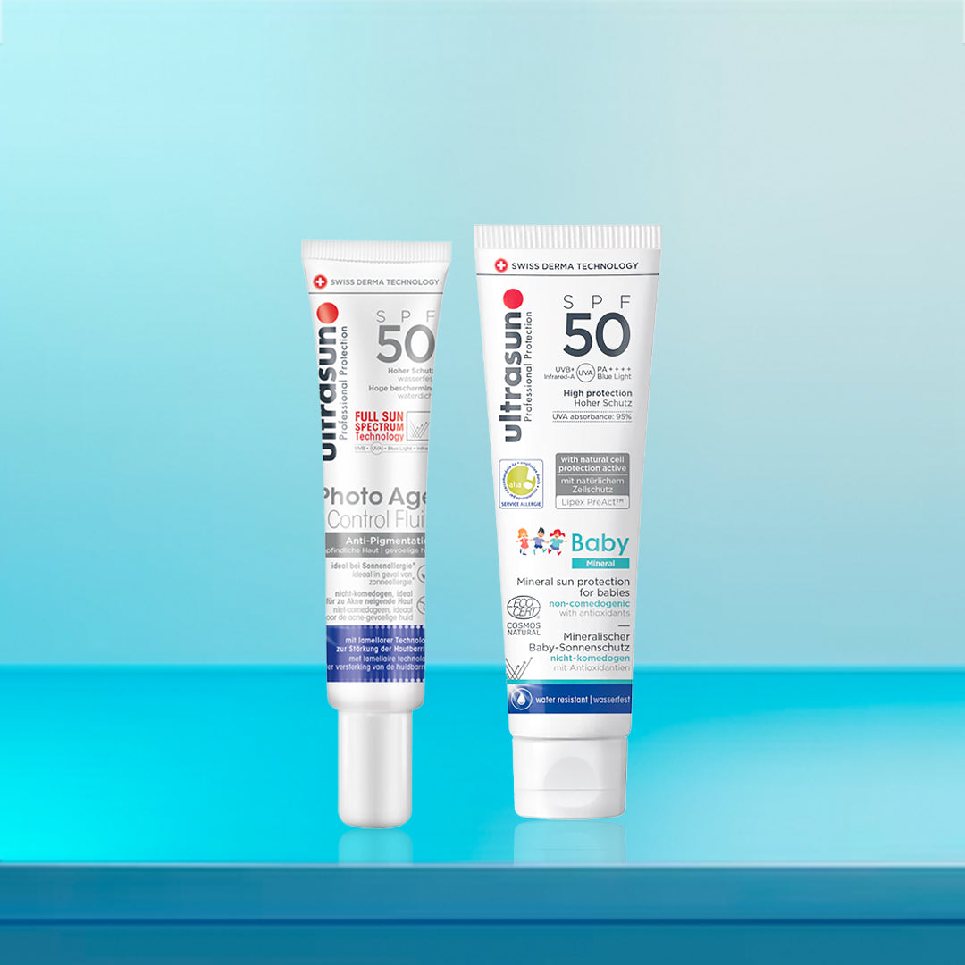 Ultrasun Anti-Pigmentation & Baby Mineral Sunscreen Combo