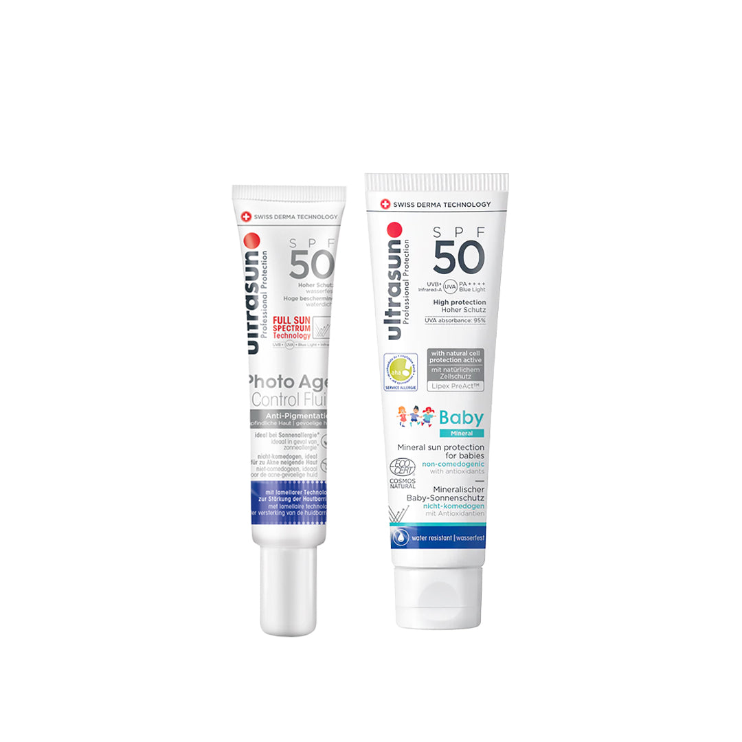 Ultrasun Anti-Pigmentation & Baby Mineral Sunscreen Combo