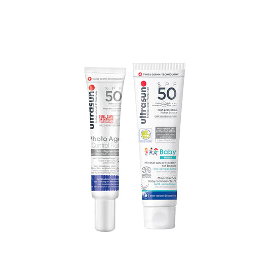 Ultrasun Anti-Pigmentation & Baby Mineral Sunscreen Combo