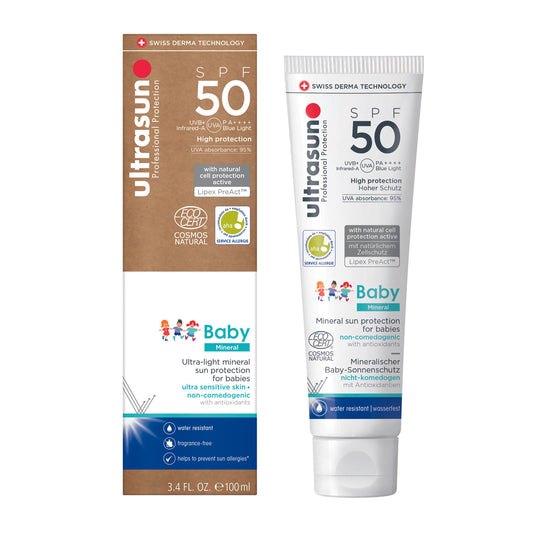 Ultrasun Baby Mineral Sunscreen SPF 50 PA++++ | 100 ml