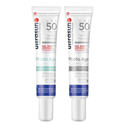 Ultrasun Anti Pigmentation & Photo Age Control Fluid Sensitive Skin Sunscreen Combo