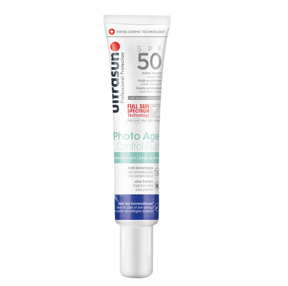 Ultrasun Photo Age Control Fluid Sensitive Skin | SPF 50 PA++++ 40 ml