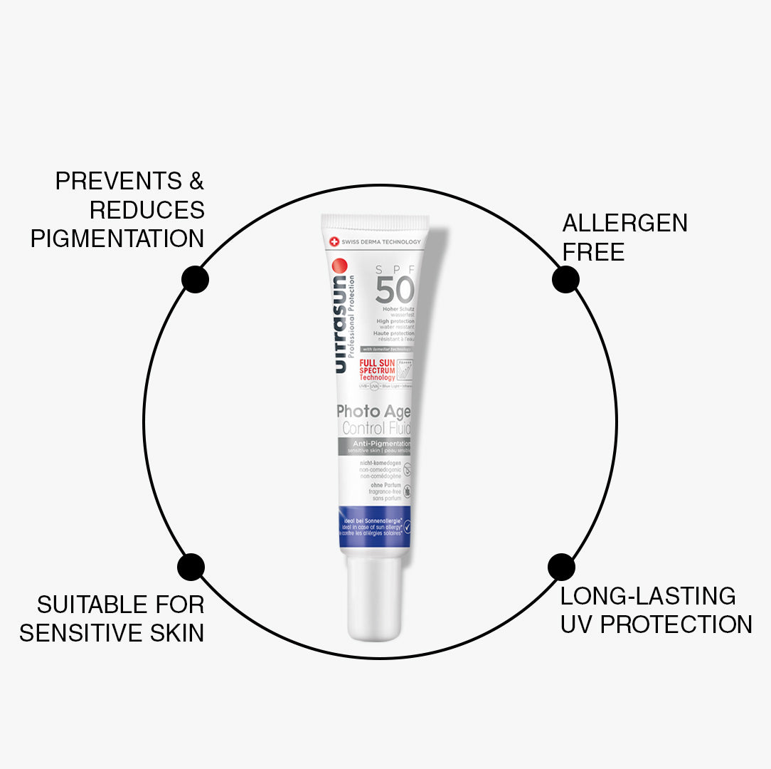 Ultrasun Photo Age Control Fluid Anti-Pigmentation Sunscreen SPF 50 PA++++ | 40ml