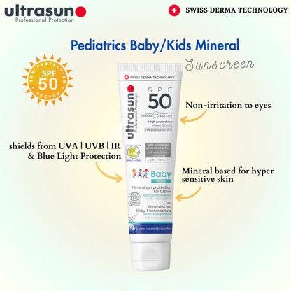 Ultrasun Mineral Based Baby Sunscreen SPF 50 PA++++ | 100 ml